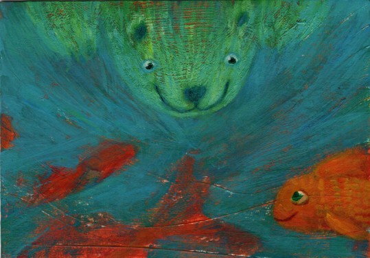 خرس قطبی نقاش